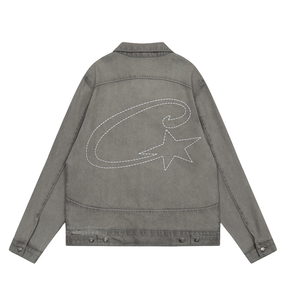 Corteiz Grau Denim Set: Hochwertige Streetwear für Exklusiven Urbanen Style