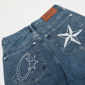 Corteiz Blaue Denim Shorts Herren – Exklusiver London Streetwear Style