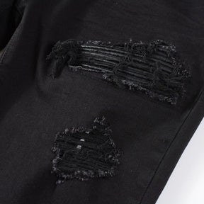Luxuriöse Amiri Schwarze Designer-Jeans: Handgefertigt, Rock'n'Roll-Stil, Perfekter Schnitt