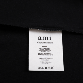 AMI Paris Unisex T-Shirt – Hochwertige Baumwolle, Herz-Logo, Französischer Stil