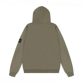Stone Island Herren Kapuzenpullover – Robustes Baumwoll-Fleece, Ikonischer Kompass