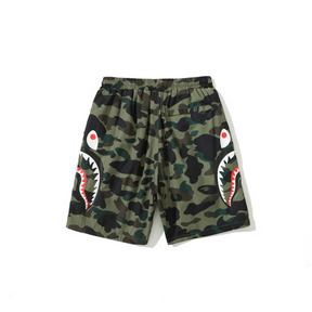 BAPE Streetwear Hai Camo Shorts Herren – Bequeme Baumwolle für Lässigen Stil