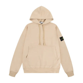 Stone Island Herren Kapuzenpullover Grün – Premium Baumwolle, Ikonischer Kompass-Patch, Urbaner Style