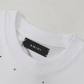 Amiri M.A. Drip Collage T-Shirt: Exklusives Designer Baumwoll-Oberteil für Herren