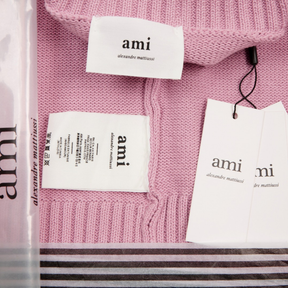 AMI Paris Unisex Designer Pullover – Eleganter, Zeitloser Strickpullover für Stilbewusste