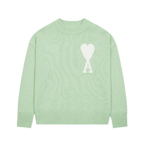 Eleganter AMI Paris Unisex Strickpullover – Hochwertiger Komfort für jeden Anlass