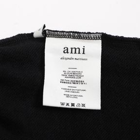 AMI Paris Herren Shorts: Stylisch, Bequem, Hochwertige Baumwolle, Vielseitig, Schwarz/Weiß