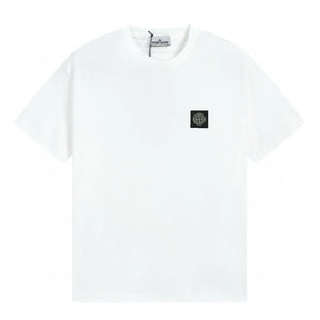 Exklusives Stone Island Herren T-Shirt: Premium Baumwolle, Ikonisches Kompass-Patch, Urban