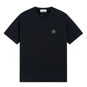 Stone Island Herren T-Shirt - Premium Baumwolle, Kompass-Patch, Urbaner Style