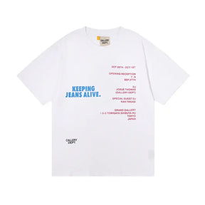 Gallery Dept. Künstlerisches Streetwear T-Shirt: Deconstructed, Handbemalt, Oversized Passform