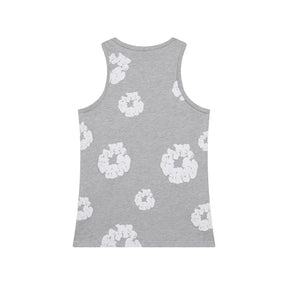 Denim Tears Graues Tanktop: Bequem, Stilvoll, Modern – Hochwertiges Baumwoll-Design