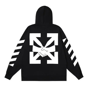 Off-White Monogramm Luxus Hoodie – Stylischer Kapuzenpullover für Herren