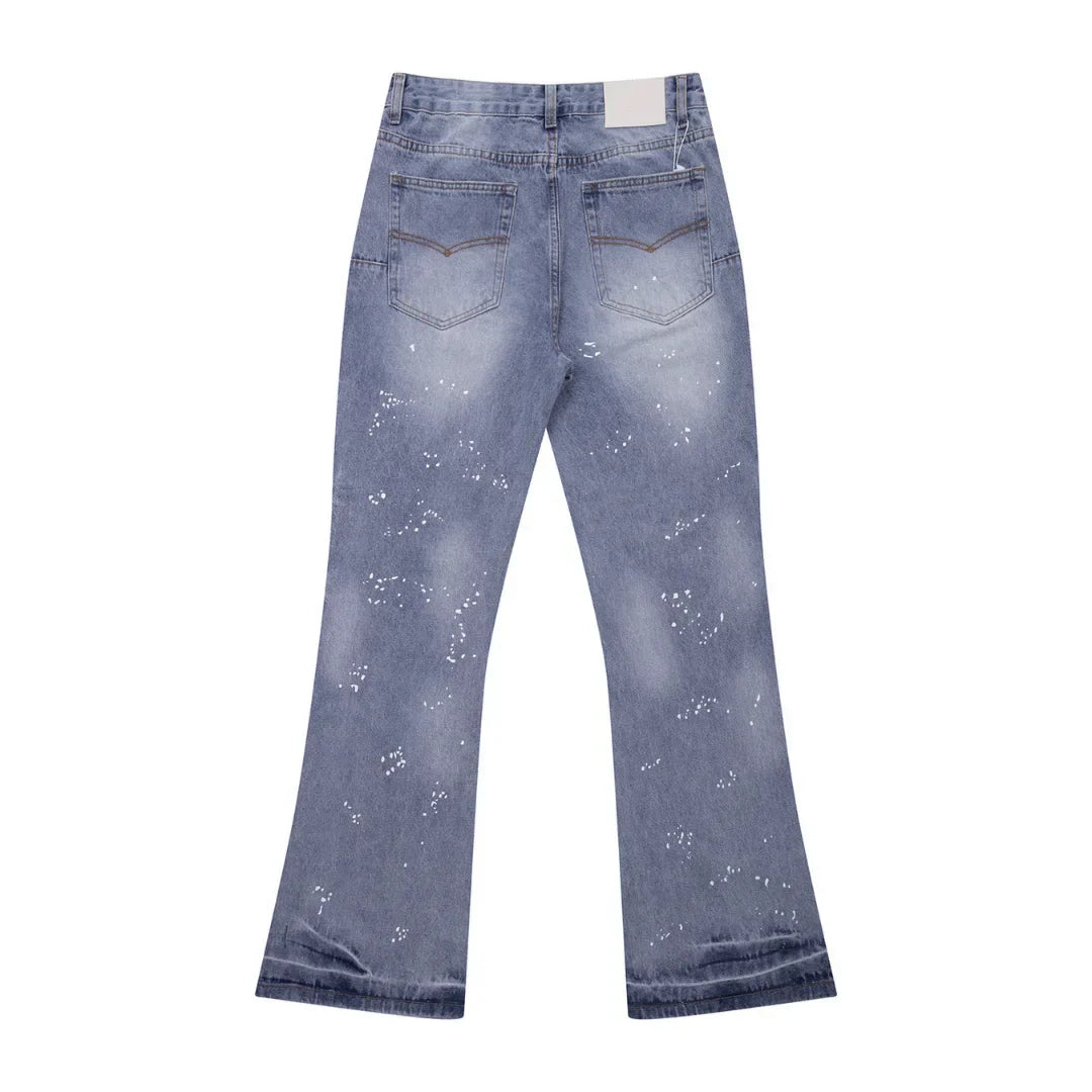 Gallery Dept. Handbemalte Denim Jeans: Einzigartiger Streetwear-Stil für Künstlerseelen