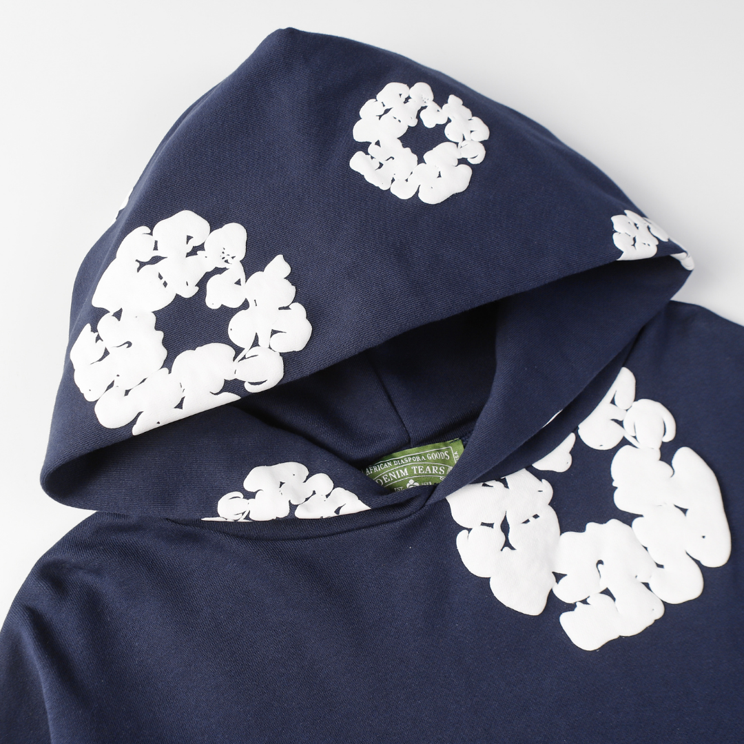 Denim Tears Marineblauer Trainingsanzug: Stilvolles & Bequemes Freizeit-Set