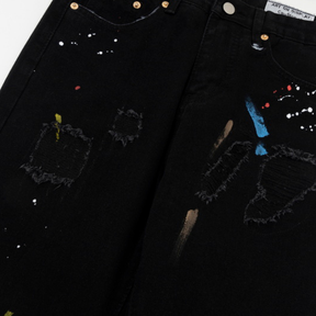 Gallery Dept. Designer-Jeans: Handbemalt, Einzigartig, Streetwear-Meisterwerk für Individualisten