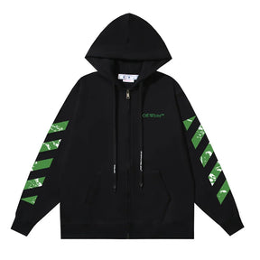 OFF-WHITE Luxus Monogramm Hoodie – Stylischer Urban Streetwear Pullover für Herren