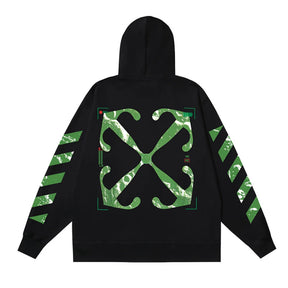 OFF-WHITE Luxus Monogramm Hoodie – Stylischer Urban Streetwear Pullover für Herren