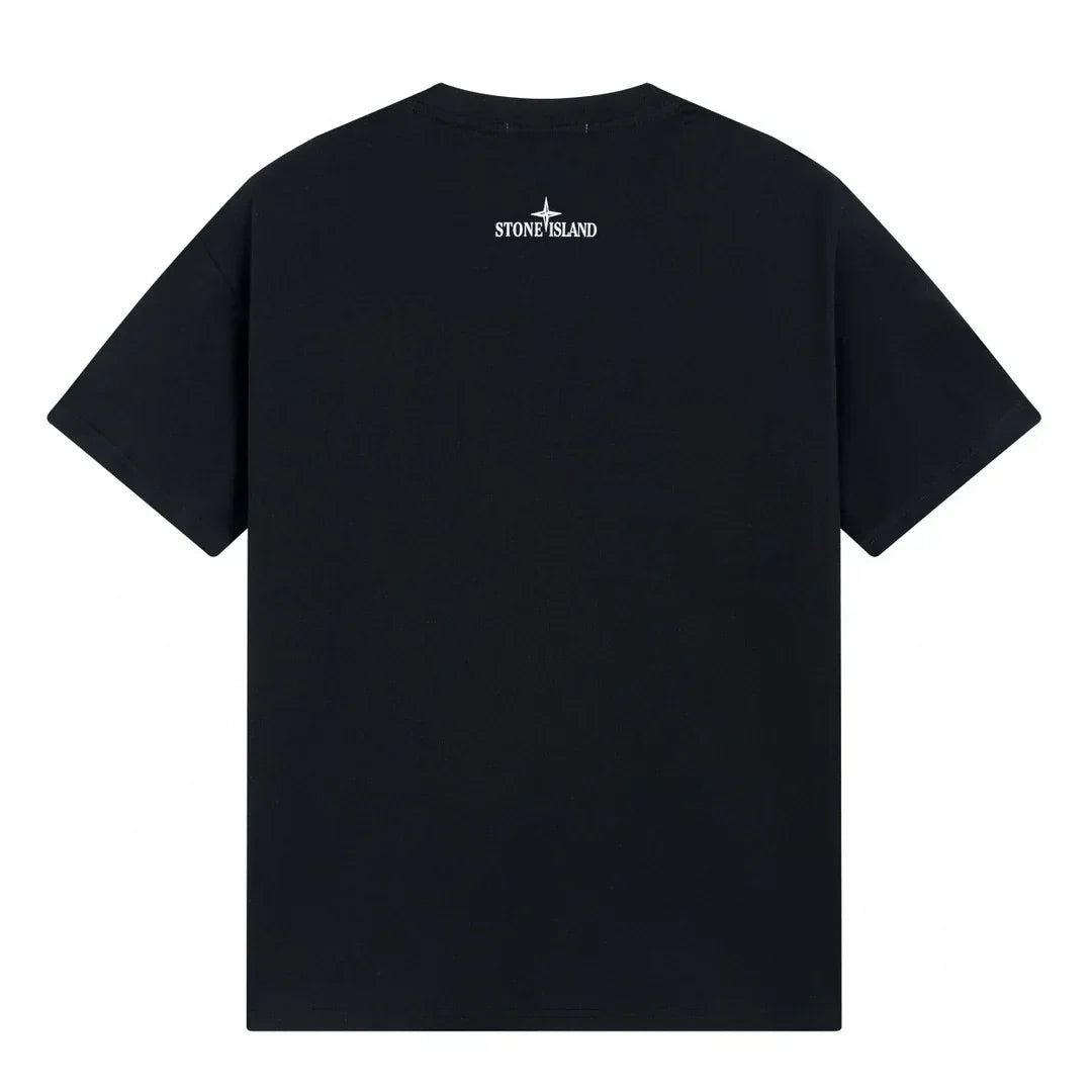 Stone Island Monochromes T-Shirt Herren Baumwolle Exklusives Design Komfortabel