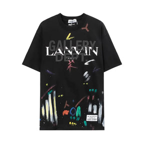 LNVN x Gallery Dept. Handbemaltes Streetwear T-Shirt: Künstlerisches Oversize Design aus Baumwolle