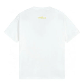 Stone Island Polychromatisches Baumwoll-T-Shirt Herren – Exklusiver Kompass-Patch Design