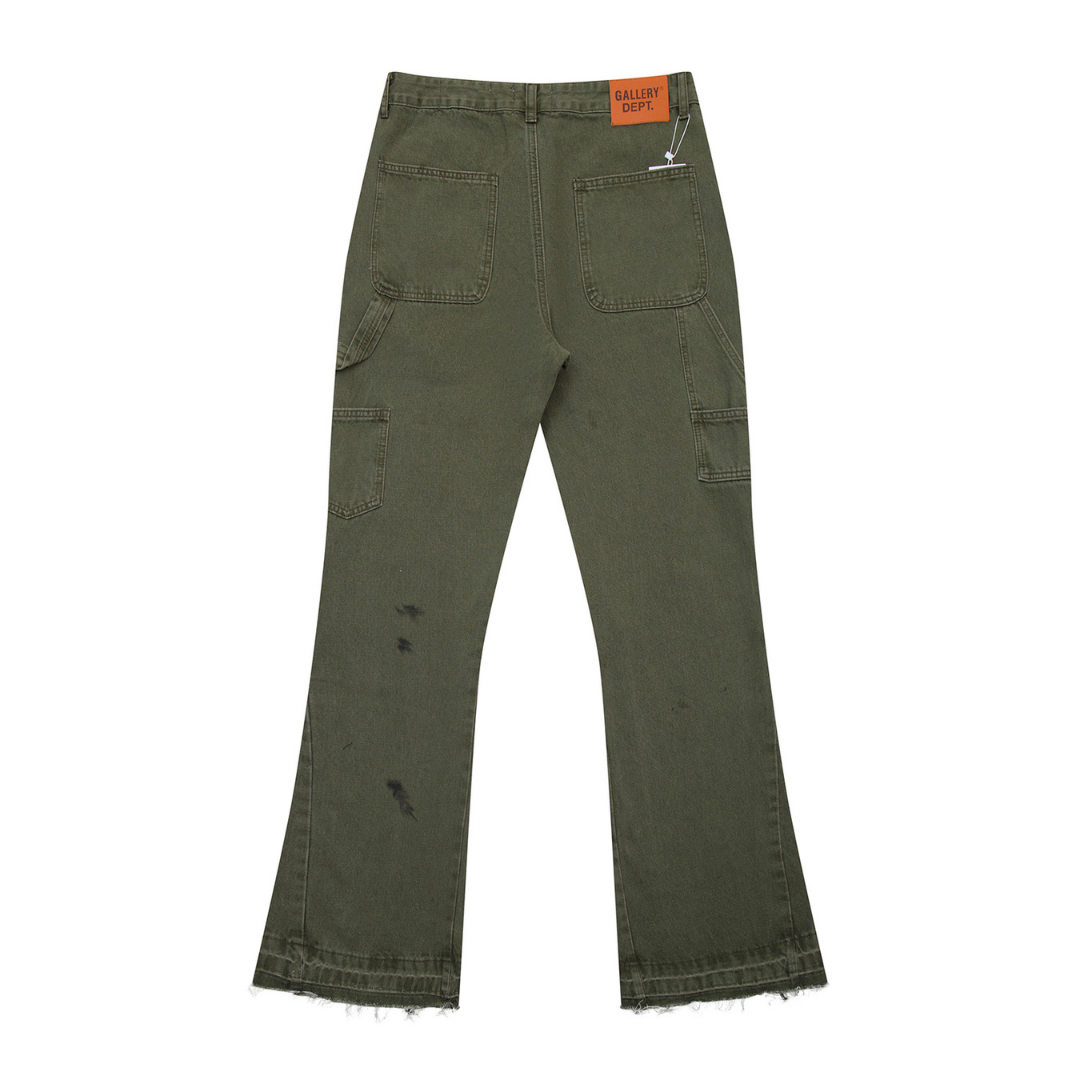 Einzigartige Gallery Dept. Handbemalte Denim-Jeans – Künstlerisch, Lässig, Statement-Stil