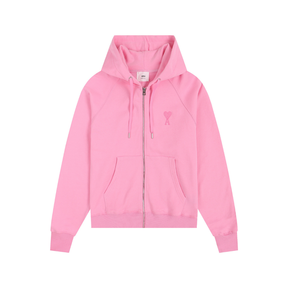AMI Paris Luxus Trainingsanzug: Bequemer Baumwoll-Fleece Freizeit-Zweiteiler mit Herz-Logo