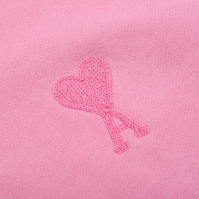AMI Paris Luxus Trainingsanzug: Bequemer Baumwoll-Fleece Freizeit-Zweiteiler mit Herz-Logo