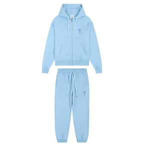 Exklusiver AMI Paris Unisex-Trainingsanzug: Komfortabler Designer-Stil für Alltag & Sport