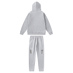 Trapstar Decoded Arch 2.0 Eisgrauer Designer Jogginganzug – Stylischer Freizeitanzug für Herren