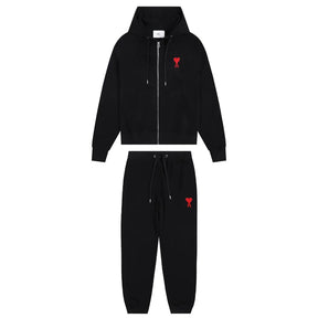 AMI Paris Tracksuit – Eleganter Herren-Trainingsanzug mit Hoodie und Hose
