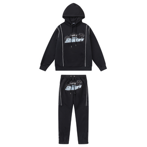 Trapstar Monogramm Shooter Kapuzen-Trainingsanzug – Luxuriöser Streetwear-Style