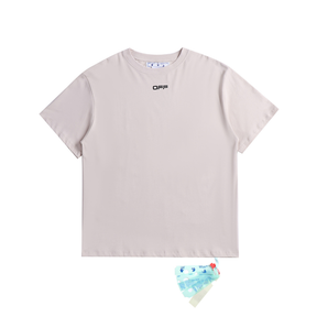 Off-White Monogramm Herren T-Shirt Luxus Streetwear Baumwolle Kurzarm Schwarz