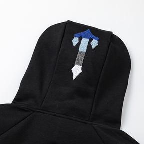 Trapstar Decoded 2.0 Blauer Kapuzen-Jogginganzug – Stylischer Streetwear Komfort