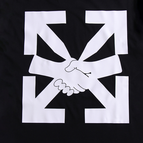Off-White Monogramm Herren T-Shirt – Premium Baumwolle, Stylisch, Kurzarm Design