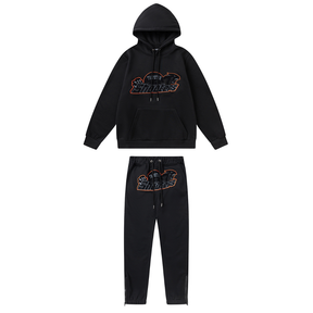 Trapstar Shooters 2.0 Kapuzen-Trainingsanzug Schwarz: Urbaner Streetwear-Style
