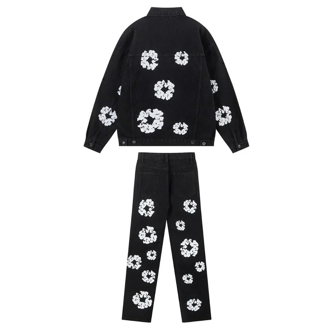 Denim Tears Exklusives Schwarzes Set: Stilvolle Mode mit kultureller Tiefe