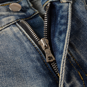 Amiri Distressed Blue Jeans Herren – Luxuriöse Designer Denim mit Rock'n'Roll Flair
