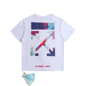 Exklusives OFF-WHITE Monogramm Designer T-Shirt – Luxuriöses Baumwoll Streetwear Oberteil