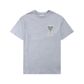 AMI Paris Unisex Baumwoll-T-Shirt – Elegant, Zeitlos, Vielseitig, Hohe Qualität