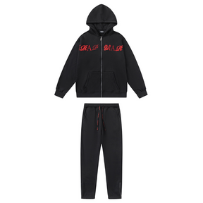 Trapstar Irongate Roter Secret Jogginganzug Herren Set – Stilvoll, Bequem, Urban Streetwear Look