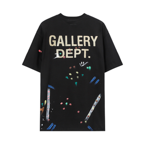 LNVN x Gallery Dept. Handbemaltes Streetwear T-Shirt: Künstlerisches Oversize Design aus Baumwolle