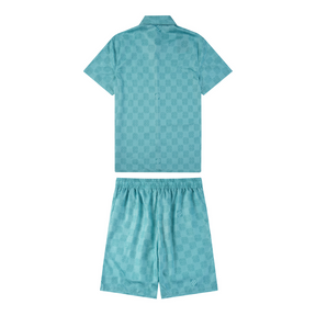Louis Vuitton Monogramm Set: Edles T-Shirt & Shorts für luxuriösen Freizeit-Stil