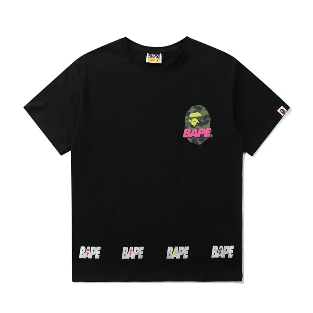Exklusives BAPE Streetwear T-Shirt: Original Japanisches Design für Stilbewusste