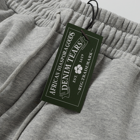 Denim Tears Kaktus Grau Trainingsanzug – Hochwertiger Baumwoll-Mix, Stilvoller Komfort, Einzigartiges Design