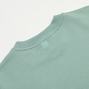 AMI Paris Unisex Baumwoll-Kapuzenpullover mit gesticktem Herzlogo und Relaxed Fit