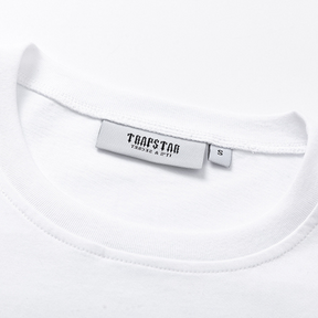 Authentisches Trapstar Shooters Weißes Kurzarm-Set: Stylische Streetwear für Herren
