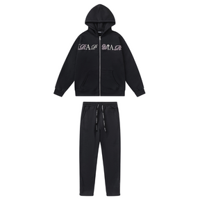 Trapstar Irongate Secret Schwarzer Herren Trainingsanzug Set - Stilvoller Streetwear Freizeitanzug