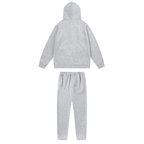 Trapstar Shooters 2.0 Kapuzen-Trainingsanzug Grau-Blau – Stylischer Athleisure Set