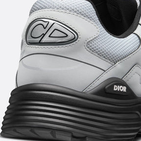 Dior B30 Grau Schwarz Sneaker Ultimativer Komfort Reflektierende CD30 Signatur Herrenschuh