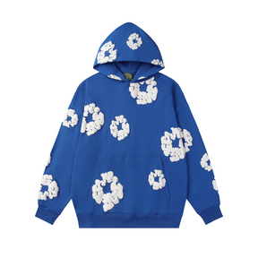 Denim Tears Blauer Baumwoll-Trainingsanzug für Herren – Bequemer Freizeitanzug mit Logo